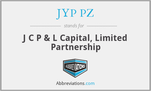 JYP PZ - J C P & L Capital, Limited Partnership